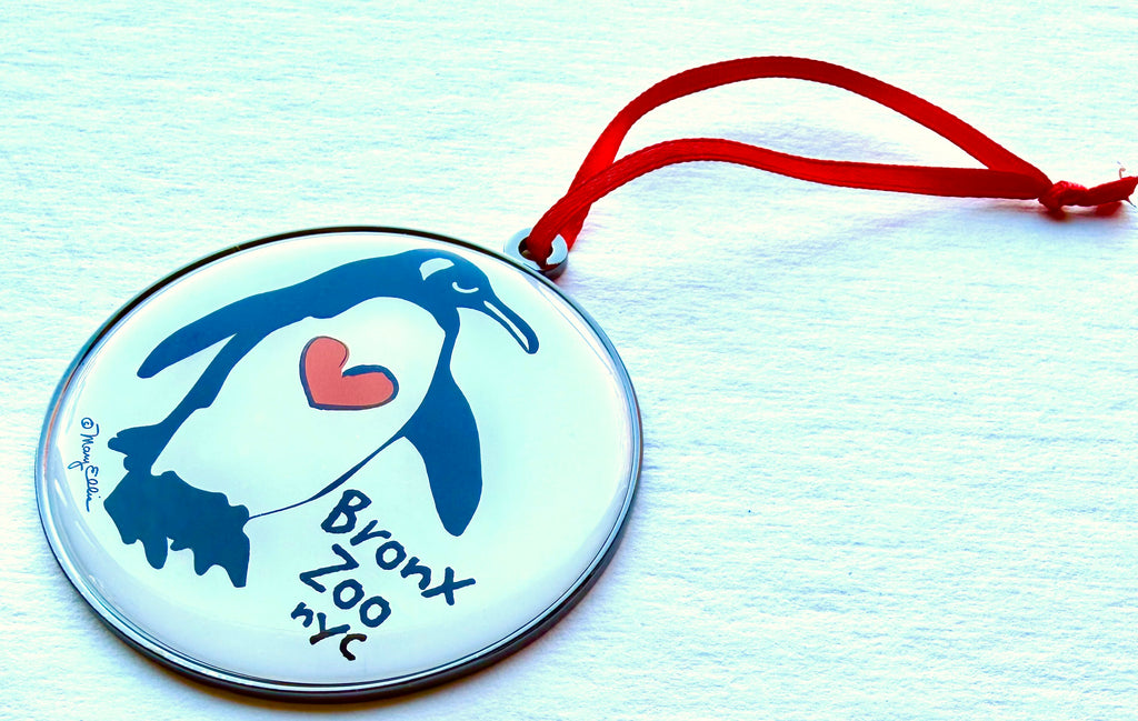 Penguin Custom Zoo Aquarium Christmas Ornament Gift