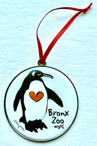 Penguin Custom Zoo Aquarium Christmas Ornament Gift