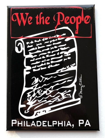 Philadelphia Magnet Constitution We The People
