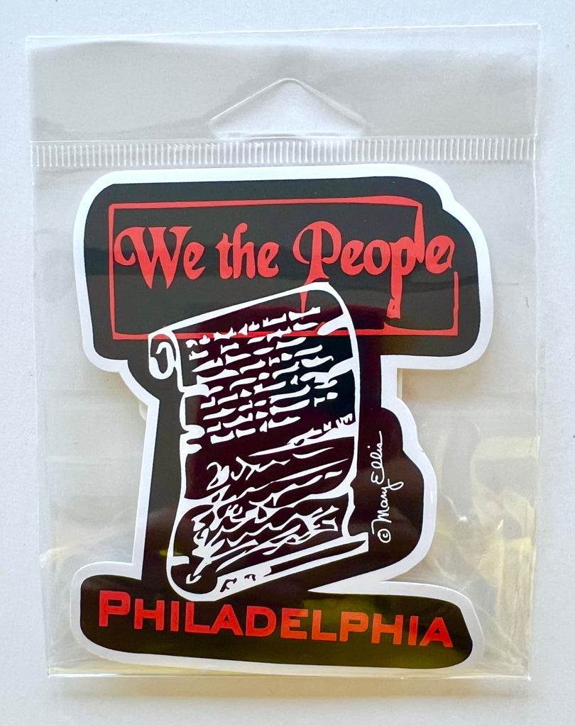 Philadelphia Sticker Constitution We The People