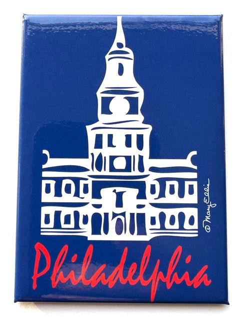 Philadelphia Magnet Independence Hall Script