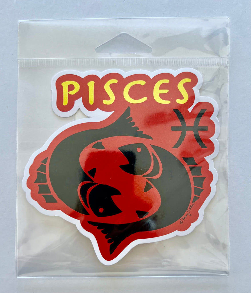 Giant Sticker Zodiac Pisces Sign