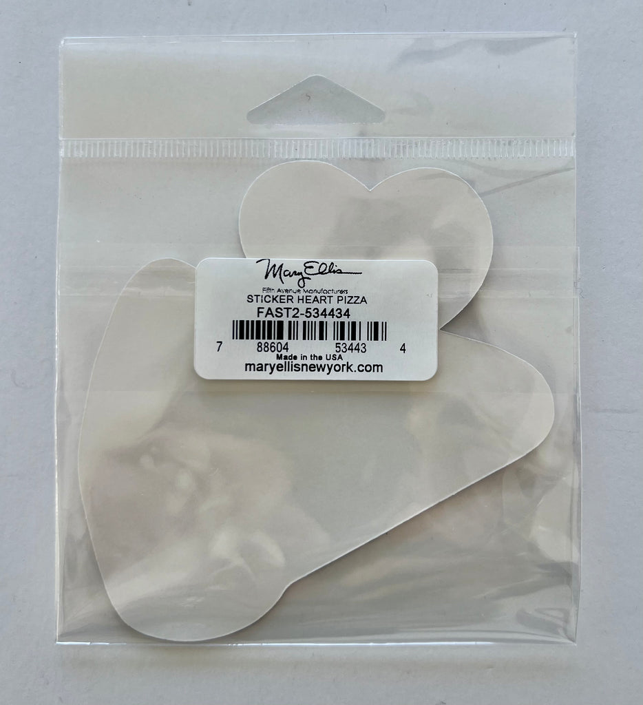 Giant Sticker Heart Pizza Love