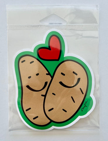 Giant Sticker Heart Potato Love