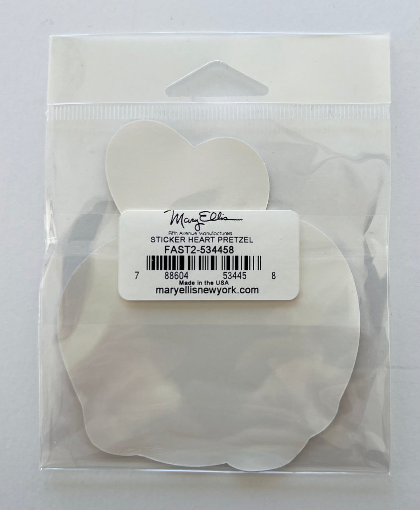 Giant Sticker Heart Pretzel Love