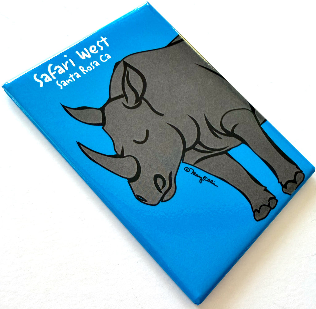 Rhino Zoo Custom Magnet