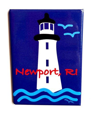 Newport Rhode Island Lighthouse Magnet