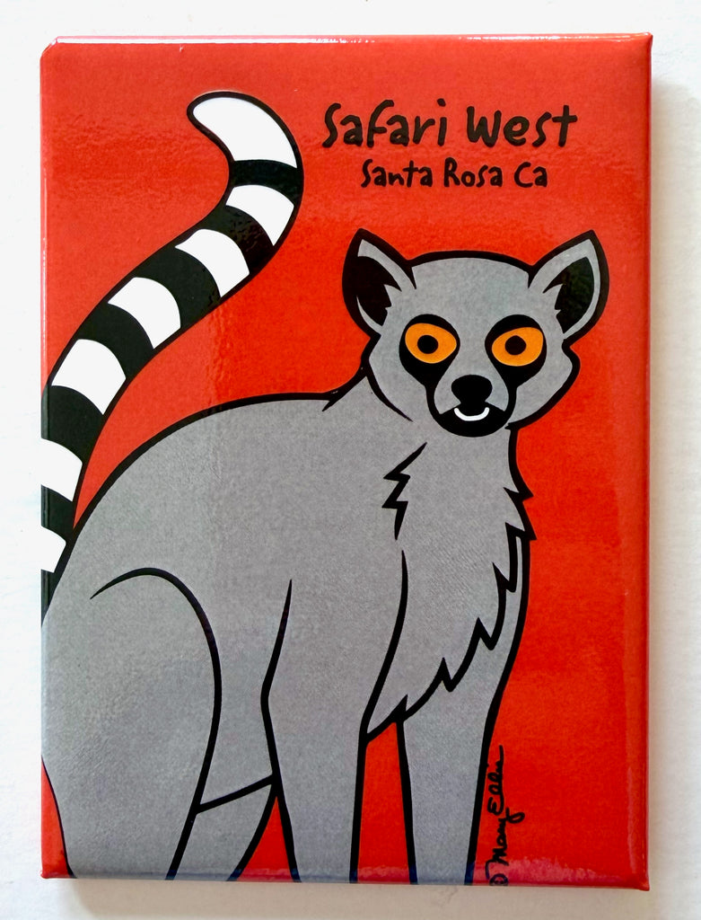Ring Tailed Lemur Zoo Custom Magnet