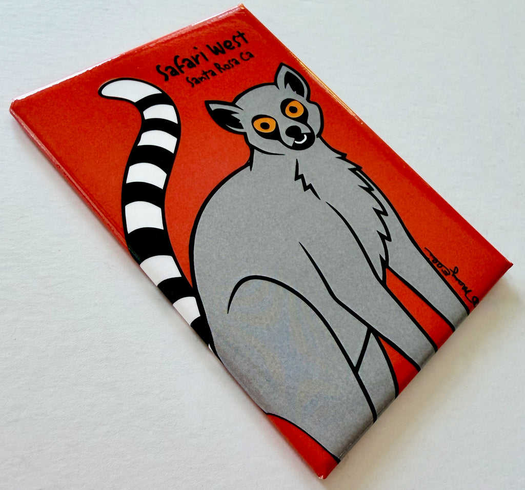 Ring Tailed Lemur Zoo Custom Magnet