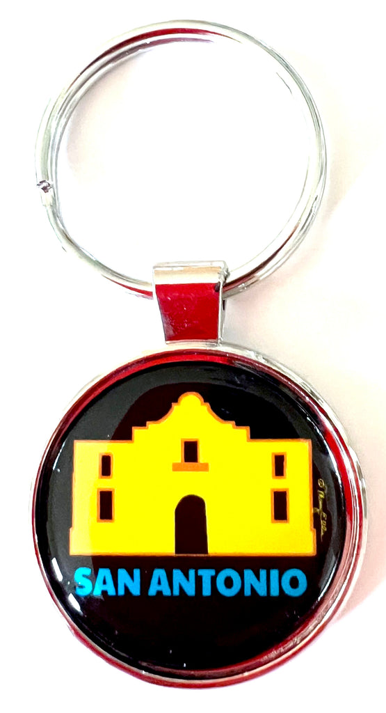 San Antonio Texas Keychain Alamo