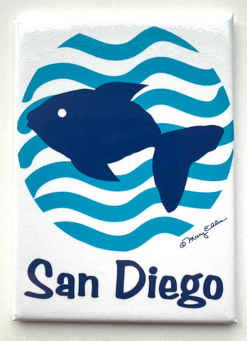 San Diego California Magnet Fish