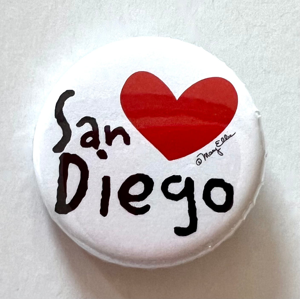 San Diego Heart Button