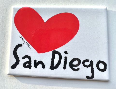 San Diego California Magnet Heart