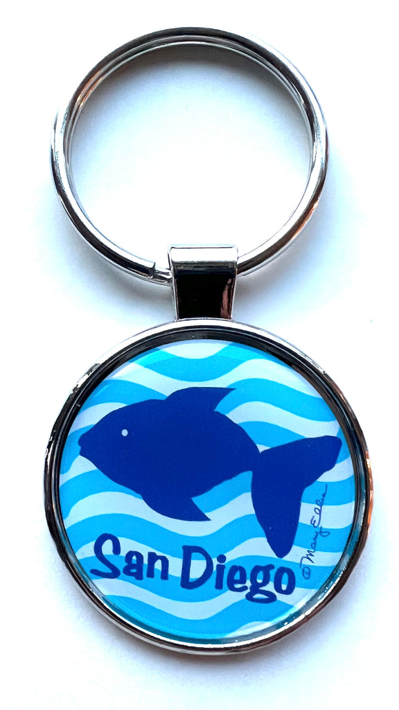 San Diego Keychain Fish