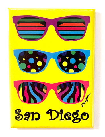 San Diego California Magnet Sunglasses