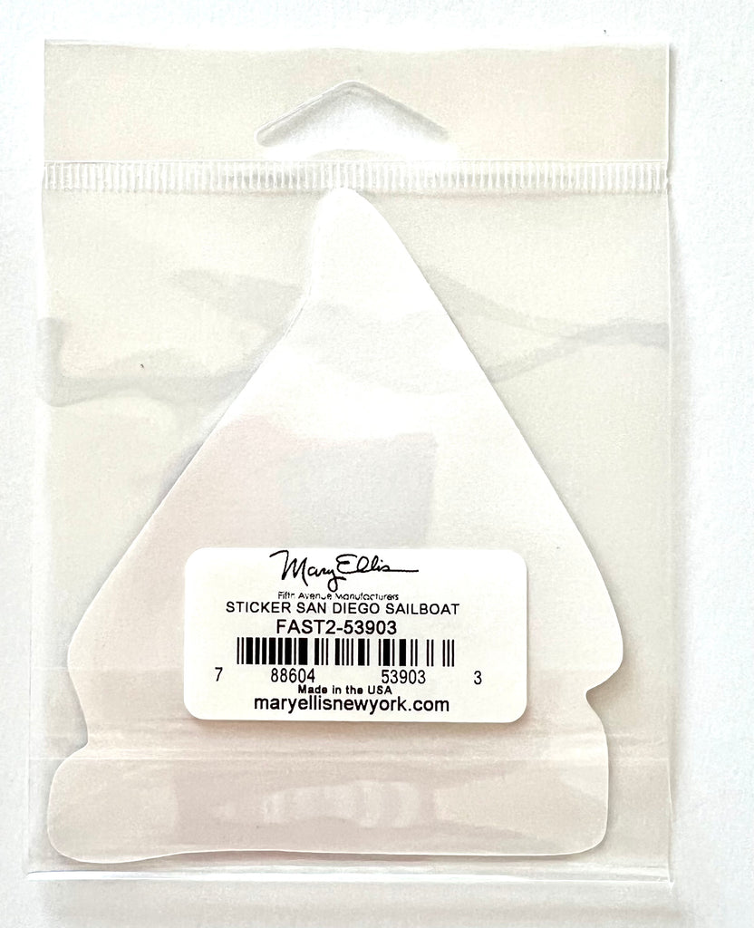 San Diego Sailboat Sticker