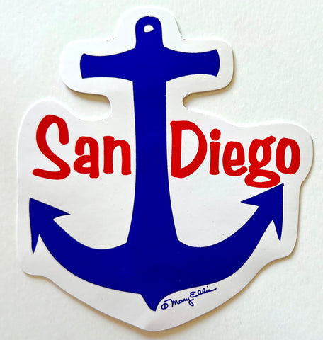 San Diego Anchor Sticker