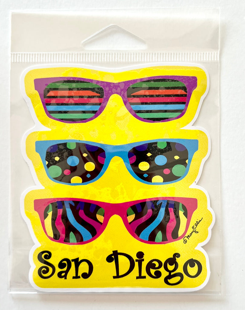 San Diego Sunglasses Sticker
