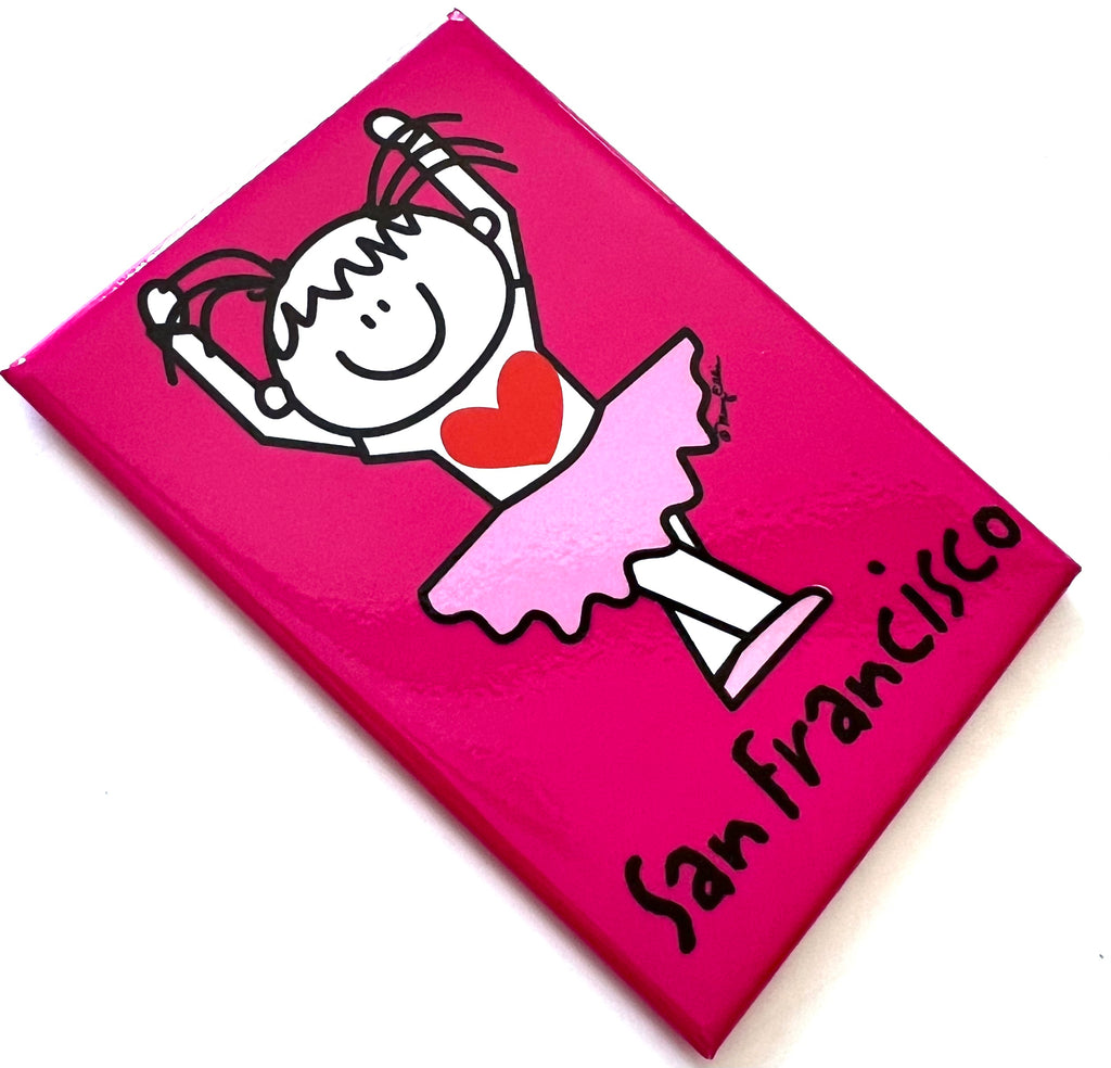 San Francisco Ballerina Magnet