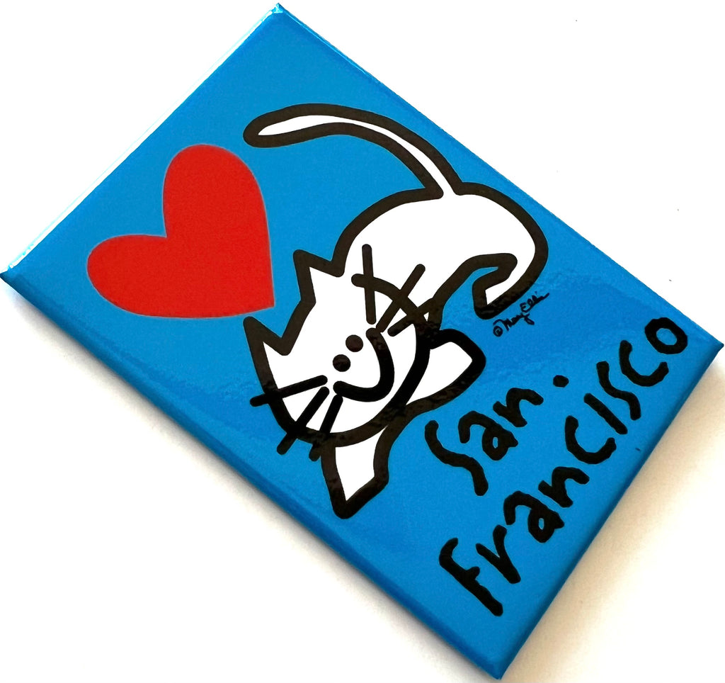 San Francisco Cat Magnet