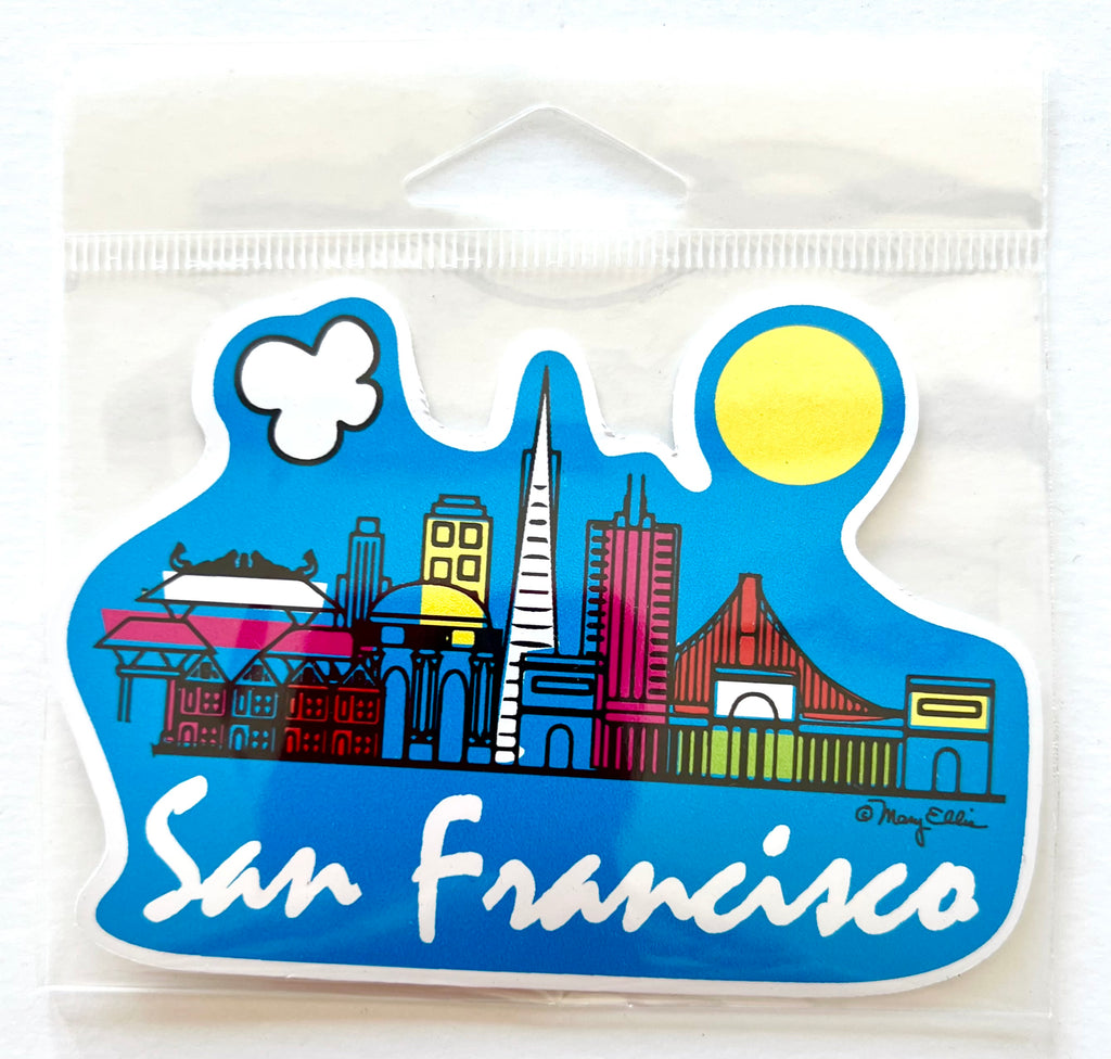 San Francisco Daytime Skyline Sticker