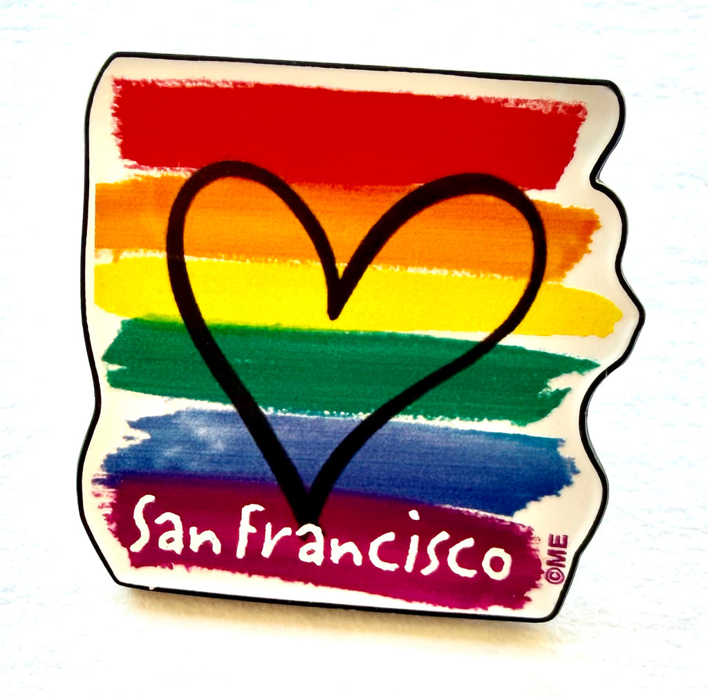 San Francisco Rainbow Pride Lapel Pin
