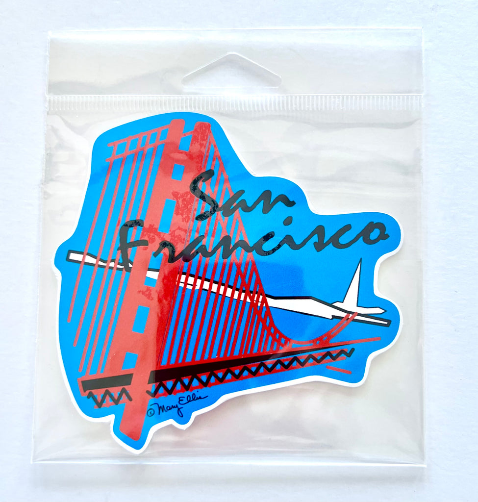 San Francisco Golden Gate Bridge Sticker