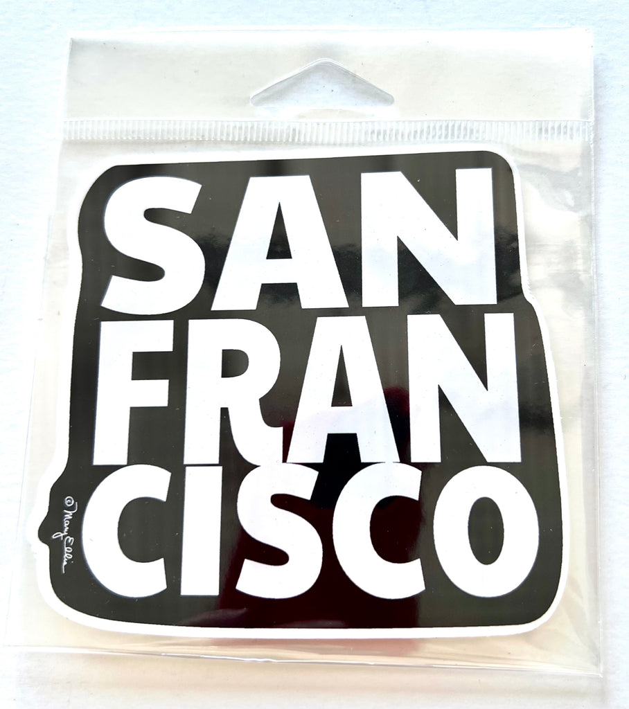 San Francisco Graphic Text Sticker