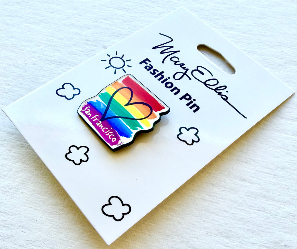 San Francisco Rainbow Pride Lapel Pin