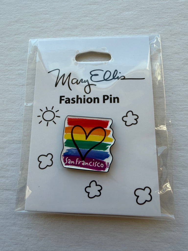 San Francisco Rainbow Pride Lapel Pin