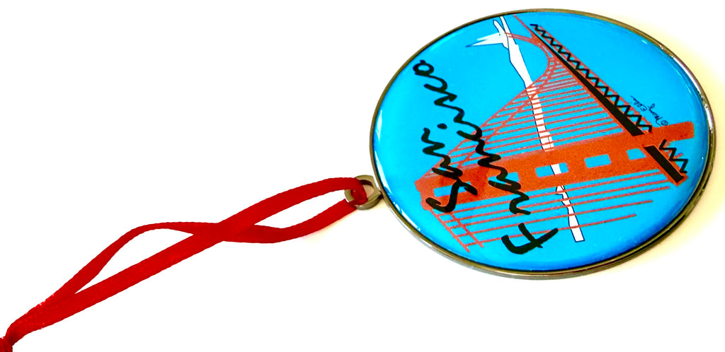 San Francisco Christmas Ornament Golden Gate Bridge