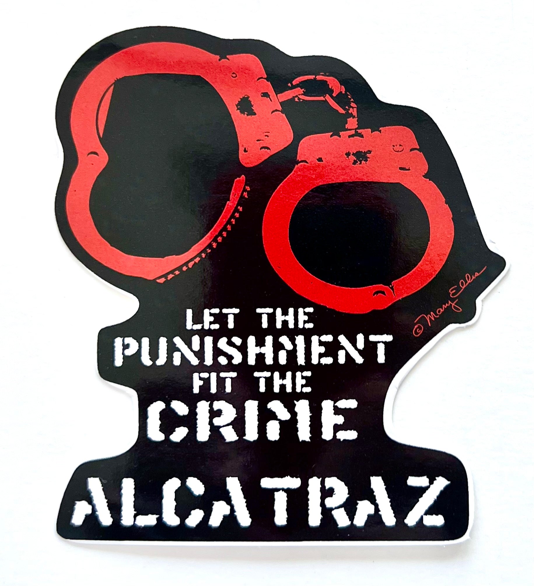 Alcatraz Sticker San Francisco Alcatraz Sticker - Fifth Avenue Manufacturers