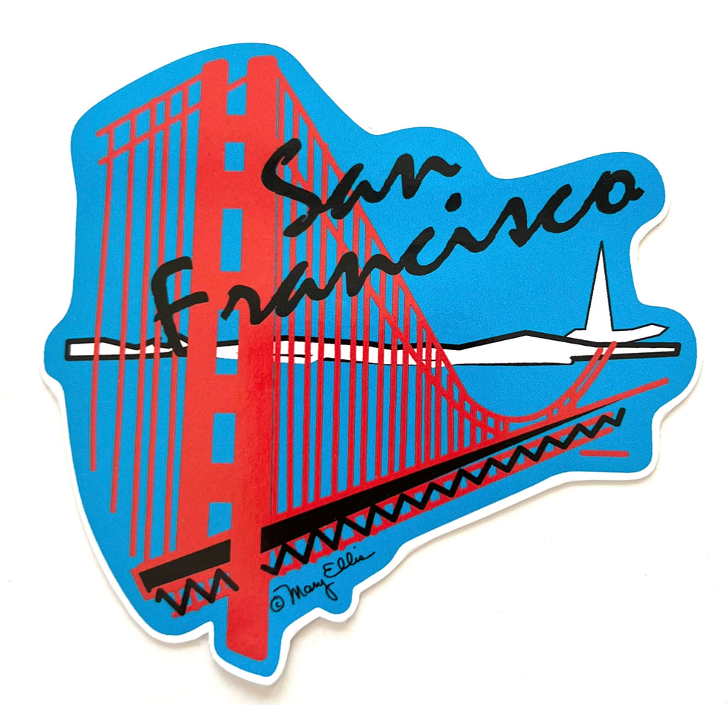 San Francisco Golden Gate Bridge Sticker