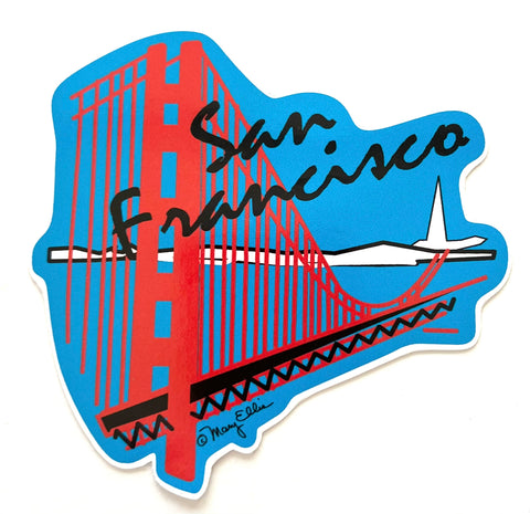 San Francisco Golden Gate Bridge Sticker