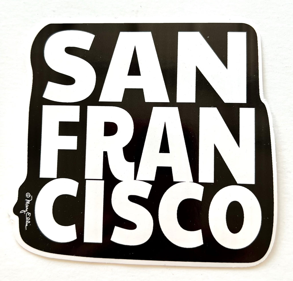 San Francisco Graphic Text Sticker