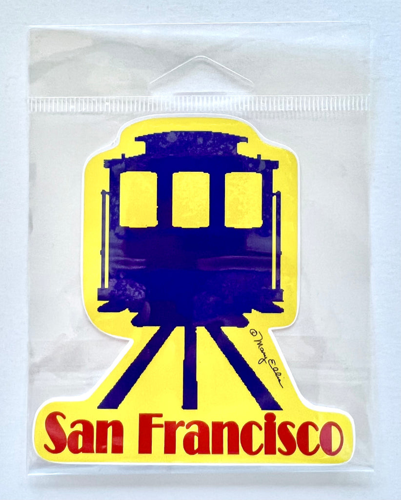 San Francisco Trolly Cable Car Sticker