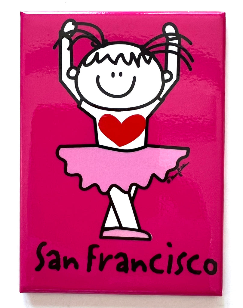 San Francisco Ballerina Magnet