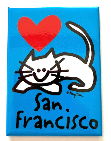 San Francisco Cat Magnet