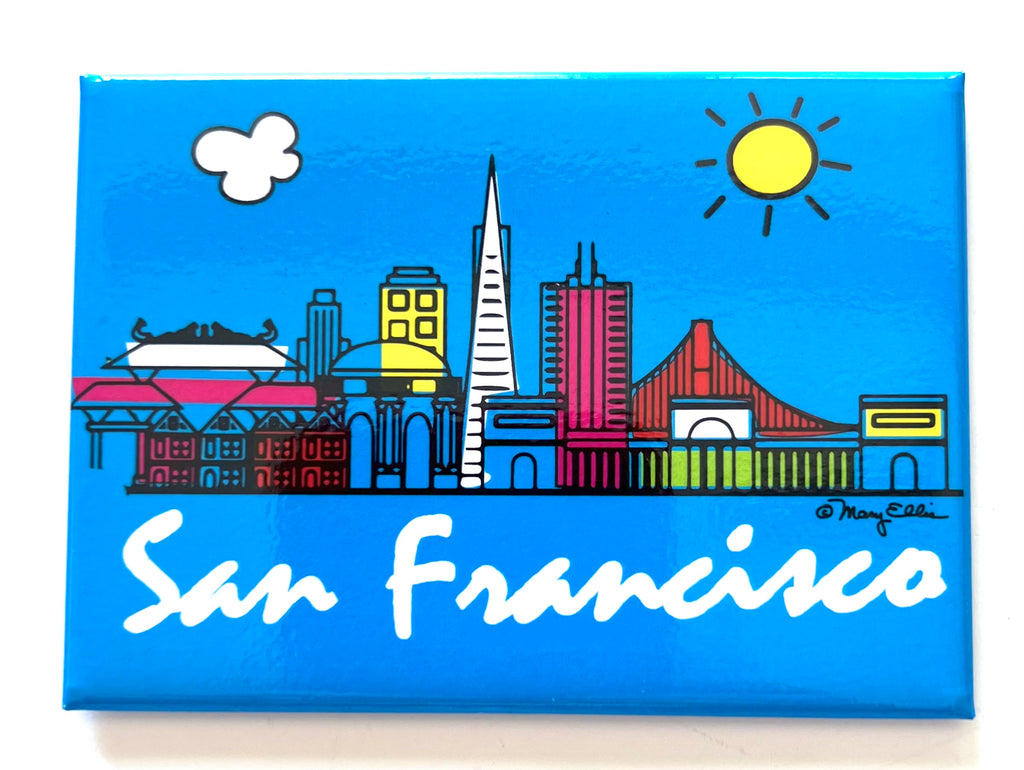 San Francisco Daytime Skyline Magnet