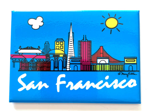 San Francisco Daytime Skyline Magnet