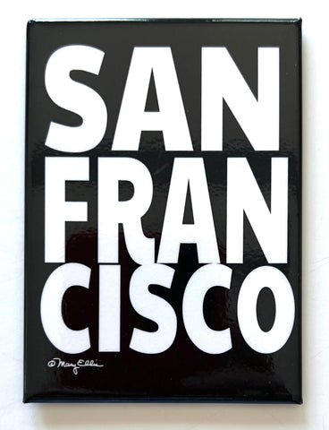San Francisco Graphic Magnet