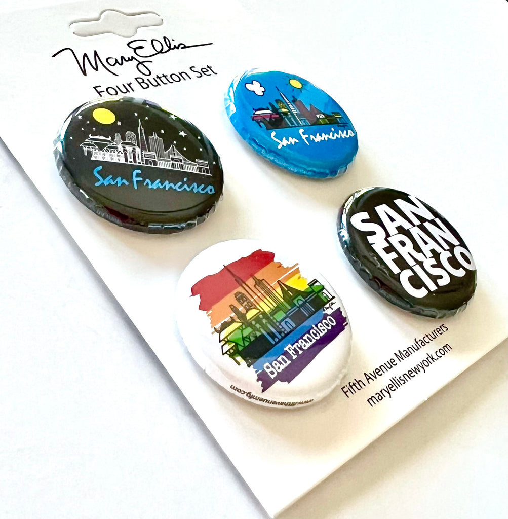 San Francisco Mini Button Set #2