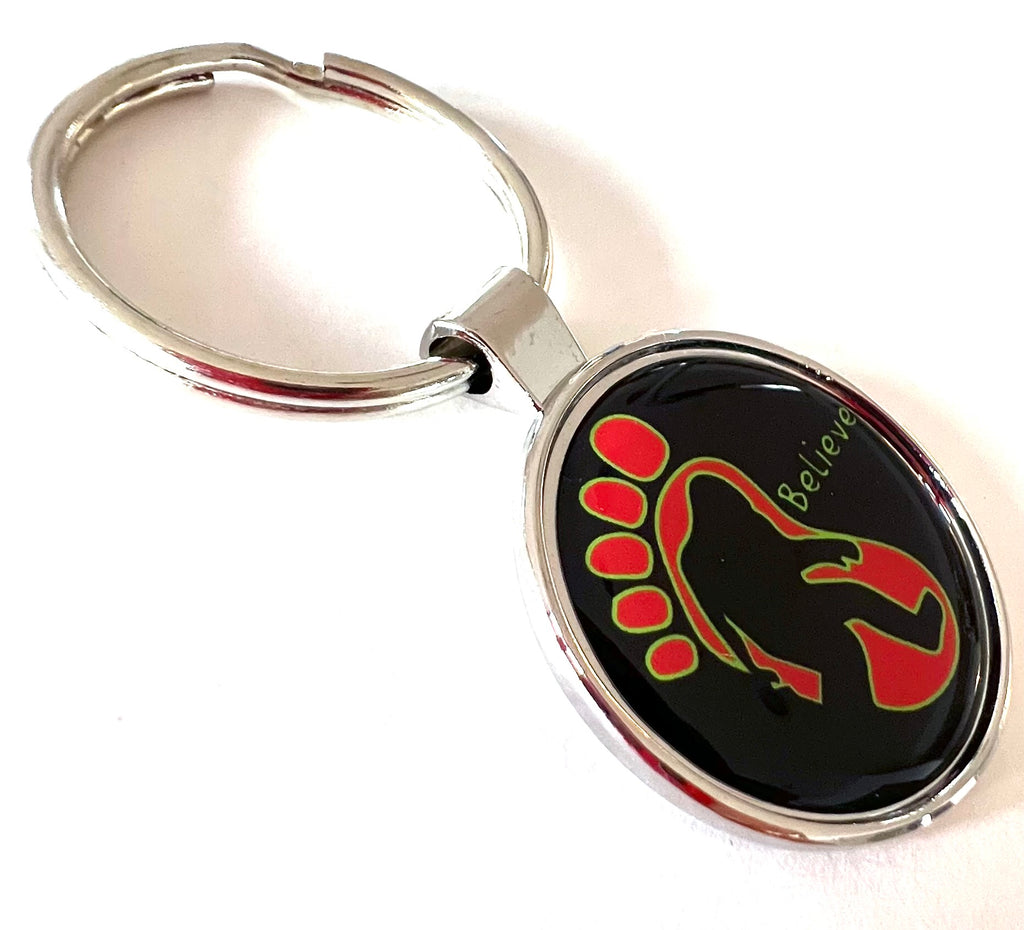 Keychain Bigfoot Sasquatch Believe