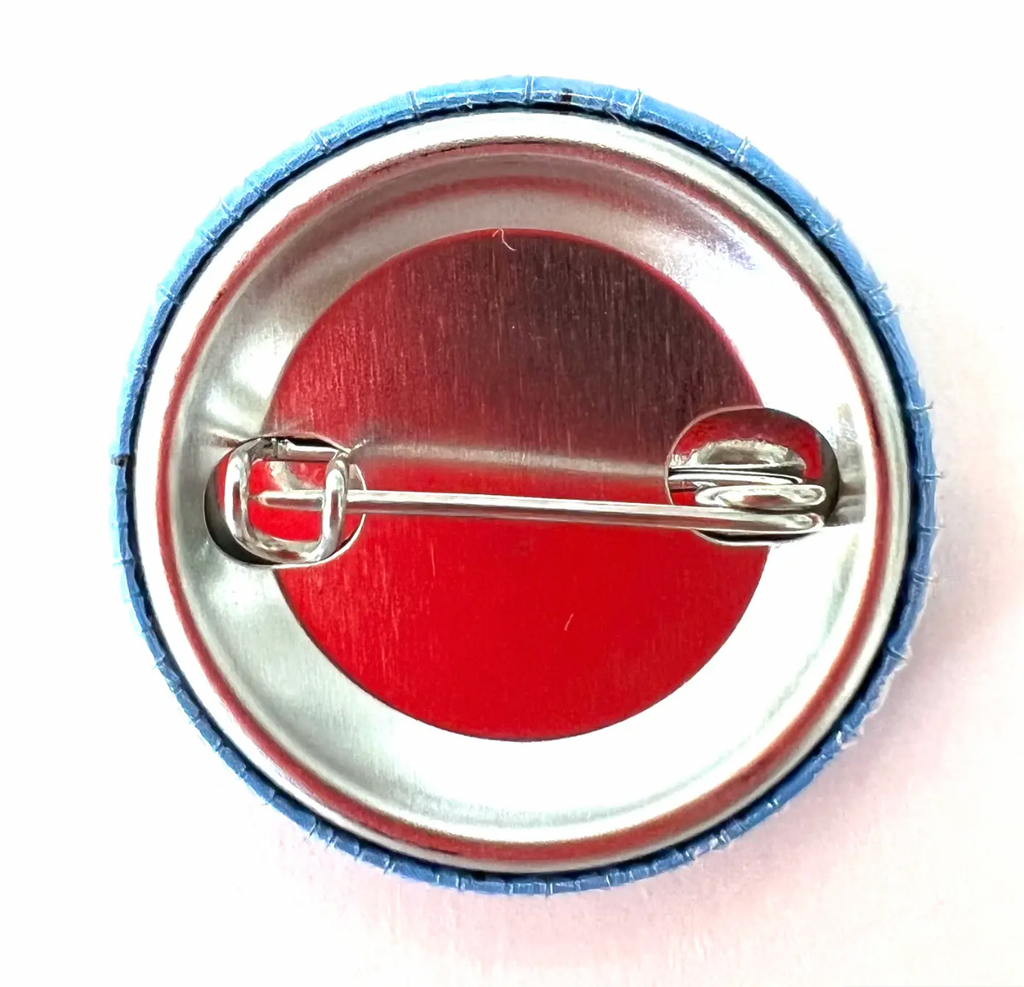 New York Empire Heart Button