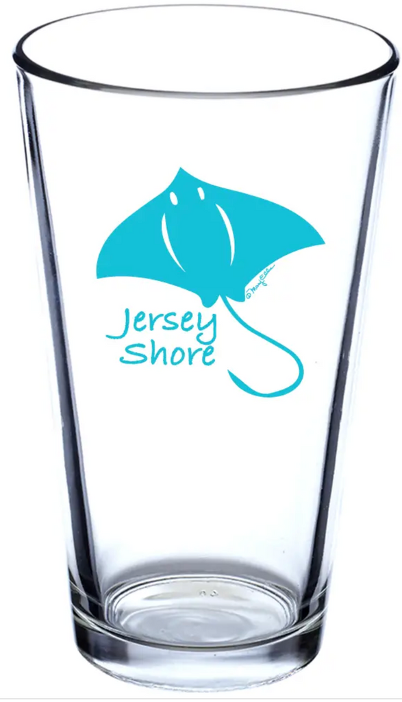 New Jersey Shore Pint Glass Stingray