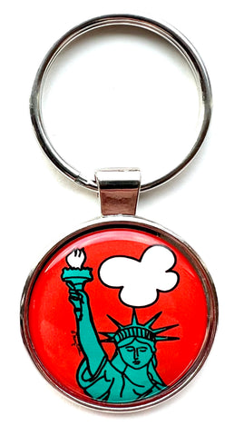 New York Keychain Statue of Liberty Torch