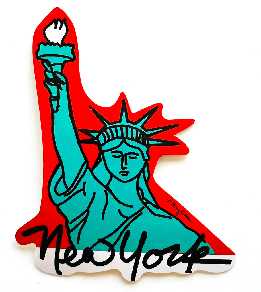 New York Giant Sticker Statue Of Liberty Torch