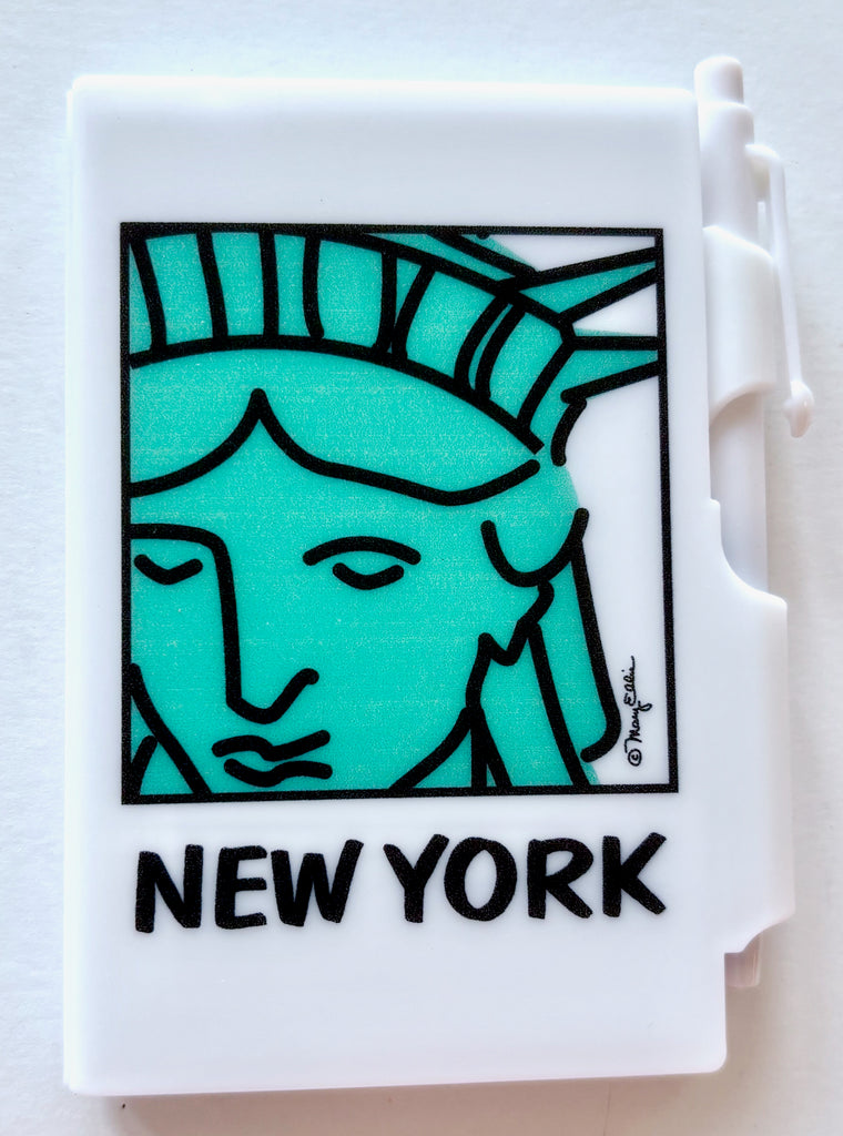 New York Mini Notebook Pen Set Statue Of Liberty