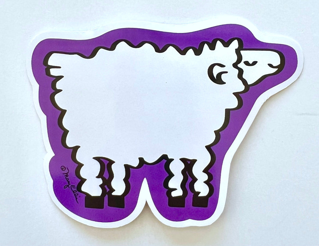 Giant Sticker Sheep