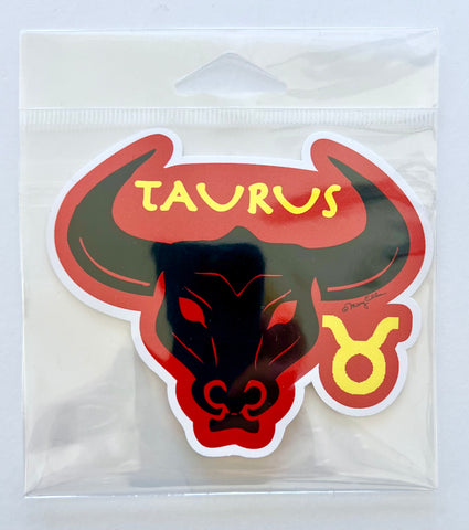 Giant Sticker Zodiac Taurus Sign